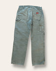 Vintage 1990’s Sage Green Dickies Repaired Pants W:36