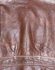 Vintage 1940s Horsehide Leather Jacket | Half Belt Leather Jacket