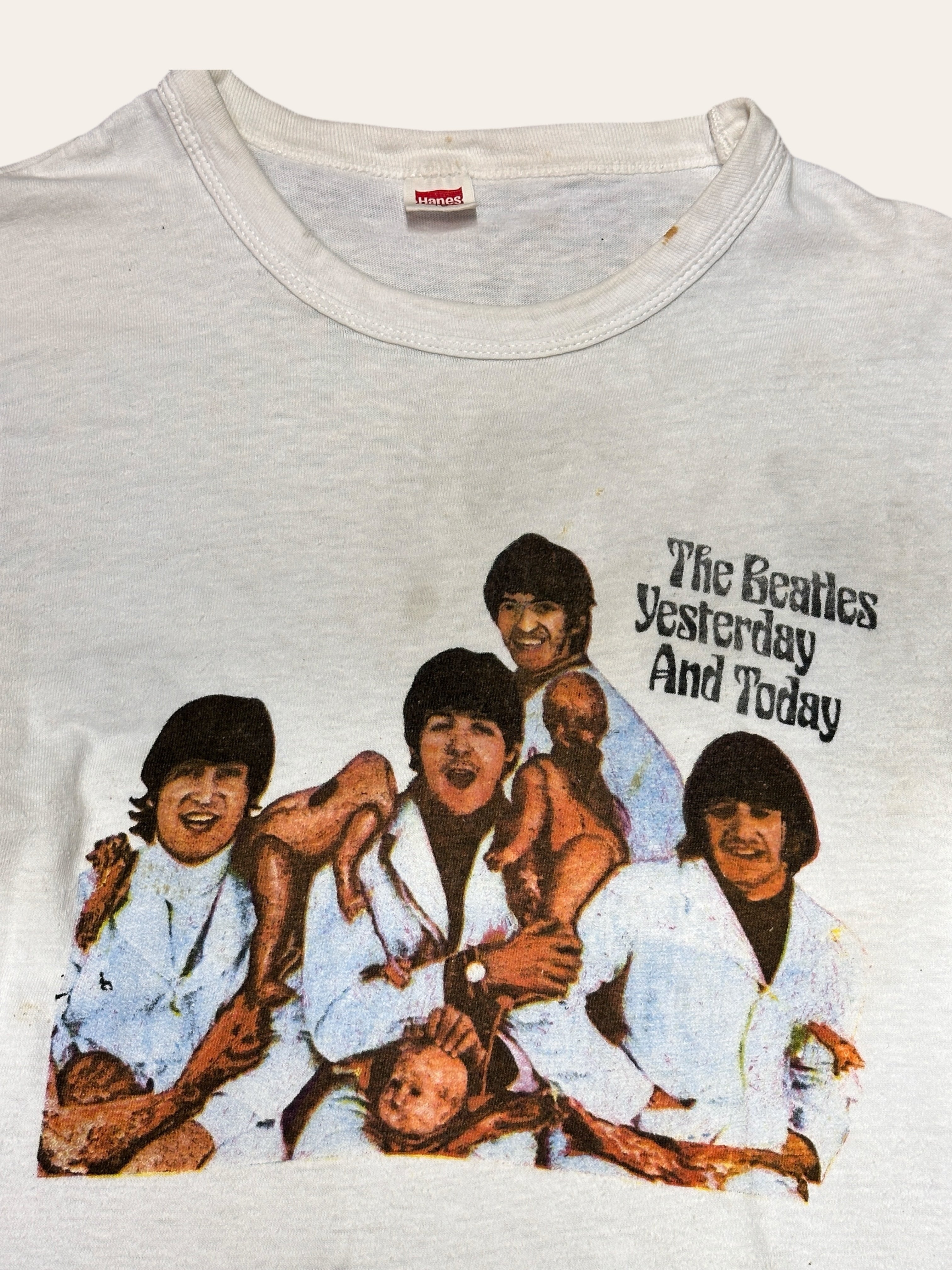 Vintage 1960's Rare Beatles Yesterday And Today T-Shirt Vintage 1960's Rare Beatles Yesterday And Today T-Shirt