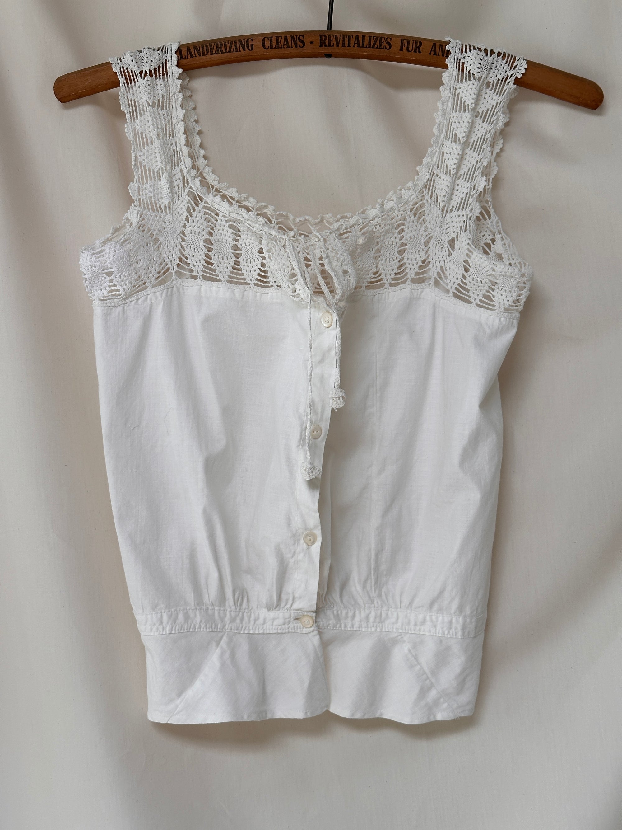 Vintage Early 1900’s Cotton Chemise Tank