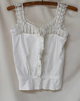 Vintage Early 1900’s Cotton Chemise Tank