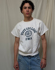 Vintage 1960’s State College Iowa Flock Print Sweatshirt