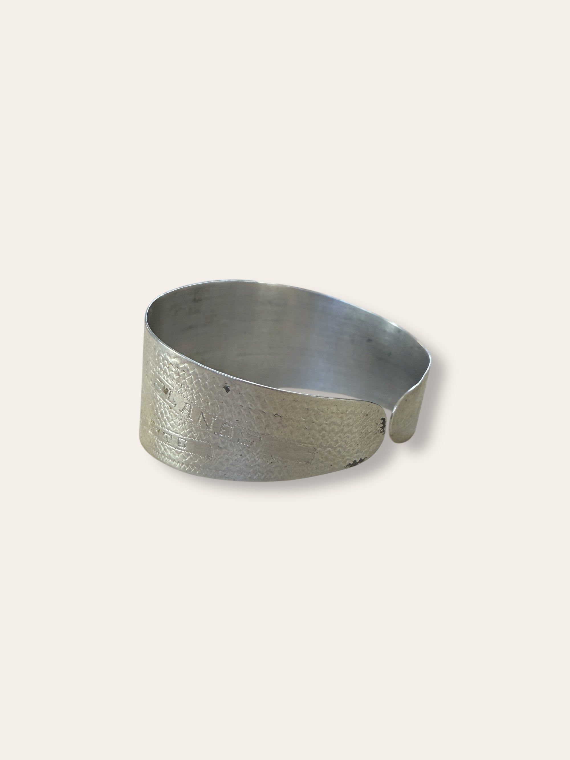 Vintage 1945 Trench Art Cuff