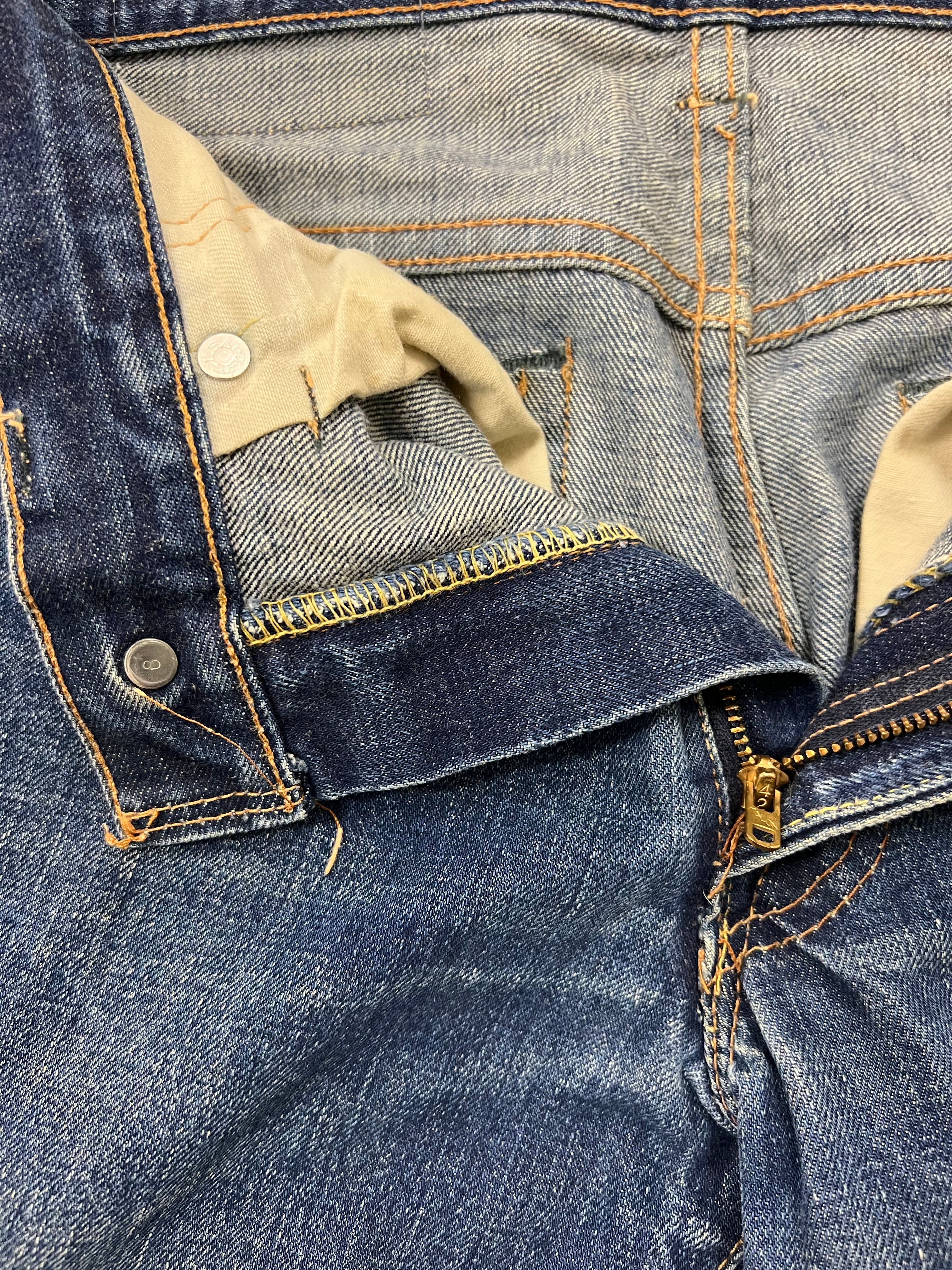 Levi's 66前期 bigE 70s～ Vintage 1960's Levi's 717 Big E Denim W:27 – Afterlife Boutique