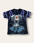 Vintage 1990s Harley Davidson Lightning & Thunder T-Shirt | Bob Dron Oakland Dealer Tee