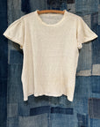 Vintage 1940’s Pilgrim Cotton T-Shirt | Heritage Blank Antique White Undershirt
