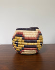 Vintage 1960s Hopi Coiled Pictorial Bowl Handmade Basket | Hopi Native American Basket