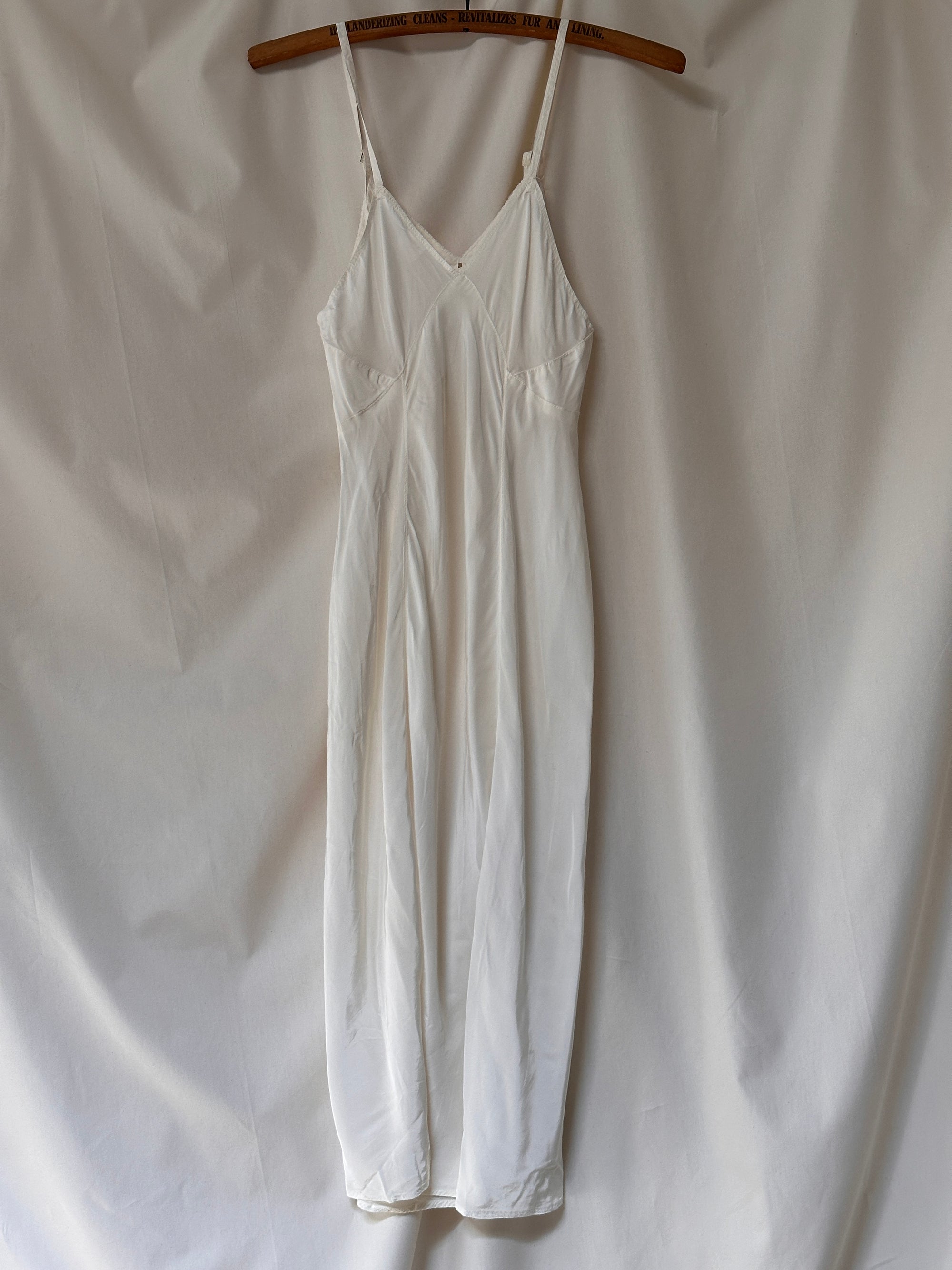 Vintage 1940’s Stardust Ivory Slip Dress