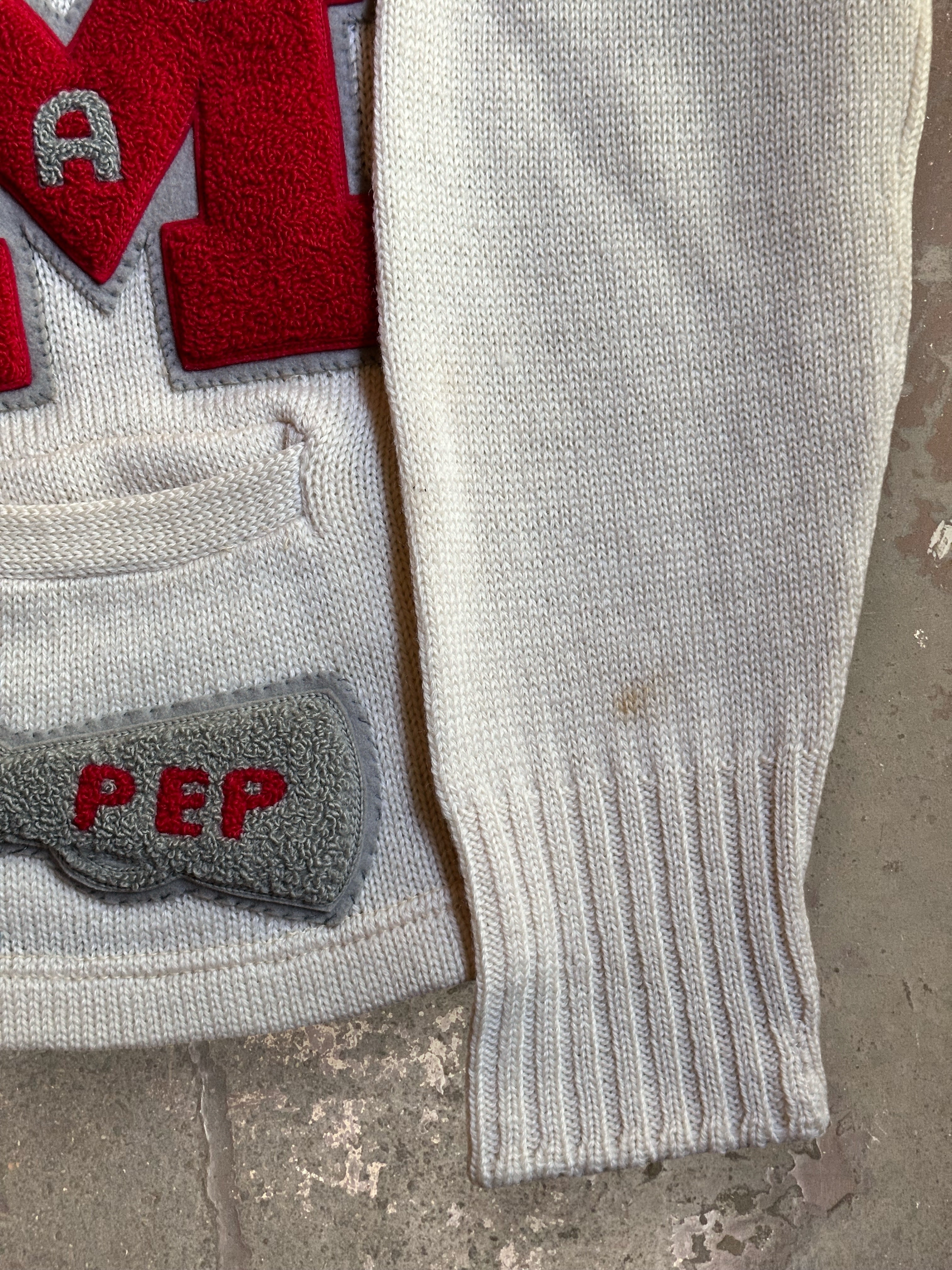 1940's Princeton Knitting Mills Wool Letterman Sweater – Afterlife