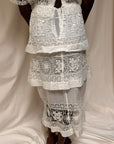 Vintage Edwardian Tiered Wedding Dress