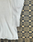 Vintage 1940’s Penney’s Cotton Henley | Heritage Blank Antique White Shirt