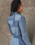 Vintage 1970’s Levi’s Denim Patchwork Blazer Jacket