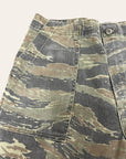 Vintage 1970’s Civilian Tiger Stripe Camo Faded Baker Pants W:36