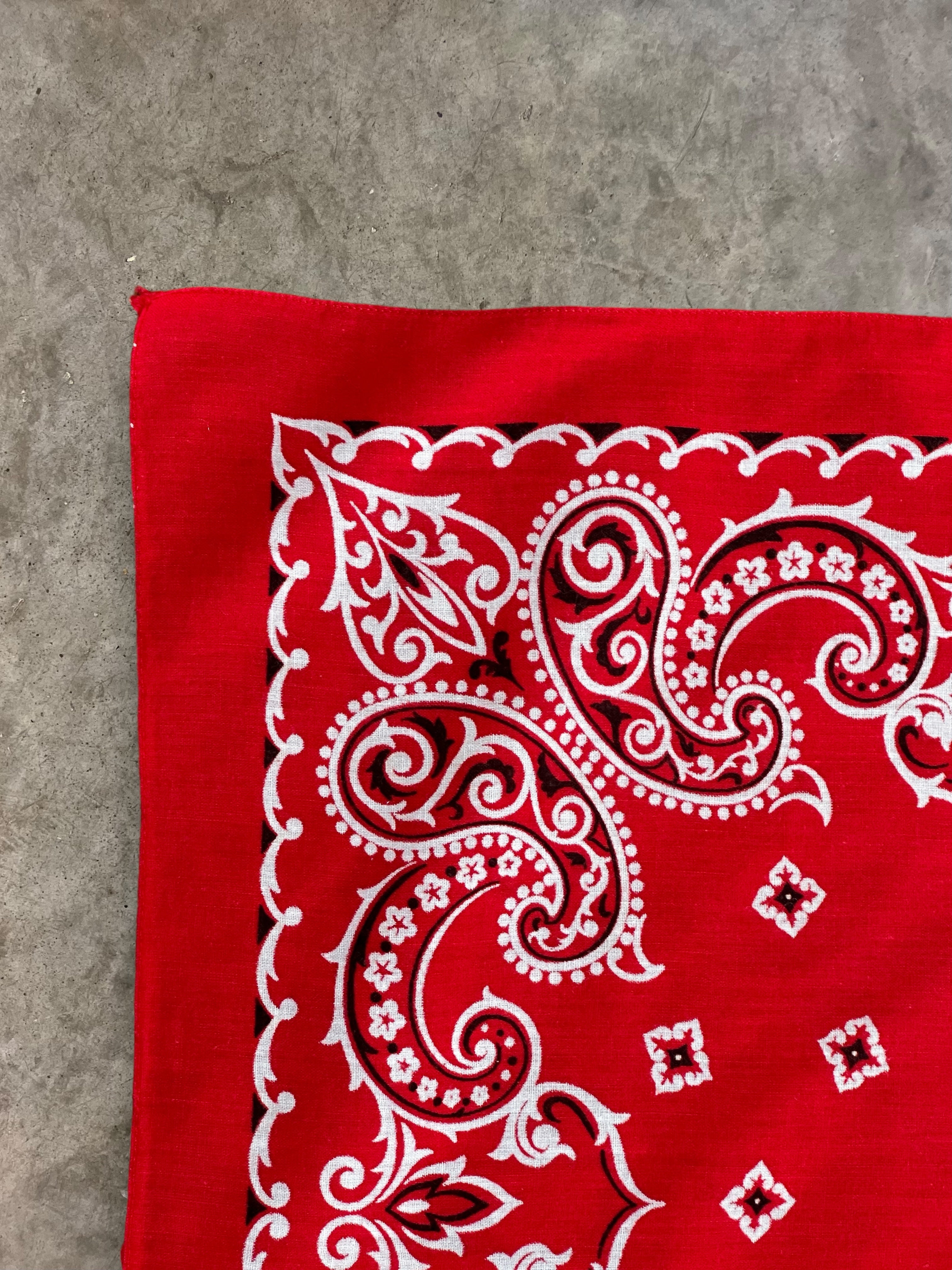 Vintage 1950's Paisley Fast Color Bandana – Afterlife Boutique