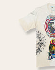 Vintage 1970s Kelley Mouse Studio Test Print T-Shirt | Home Grown Weed | City Lights Bookstore Graphic | Rare 1970s Psychedelic Art T-Shirt