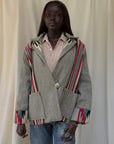 Vintage 1940’s Chimayo Ganscraft Woven Jacket | Southwest Hand Woven Wool Jacket