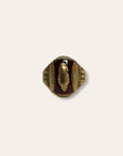 Vintage 1940’s HJ 10k Gold Art Deco Class Ring Size 10.5