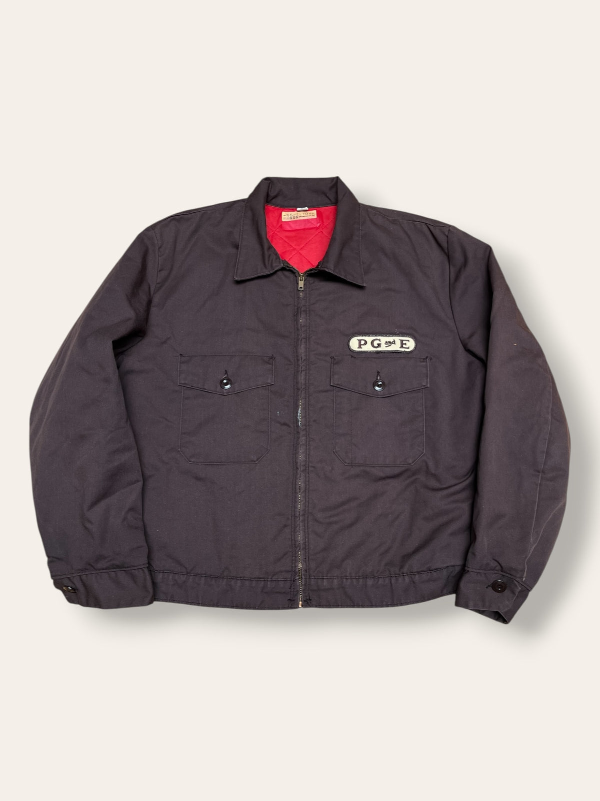Vintage 1970s PG&amp;E Work Jacket | Vintage Workwear