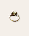 Antique 18k Gold Pearl Ring Size 6.25