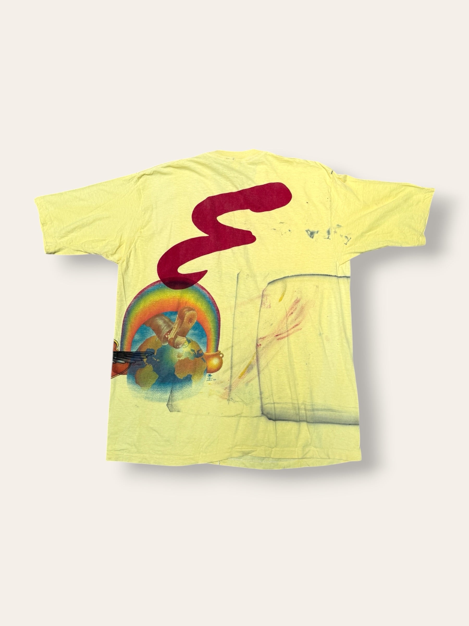 Vintage 1972 Kelley Mouse Studio Test Print T-Shirt | Ted Lucas | Grateful Dead Europe 72’ Graphic | Rare 1970s Psychedelic Art T-Shirt