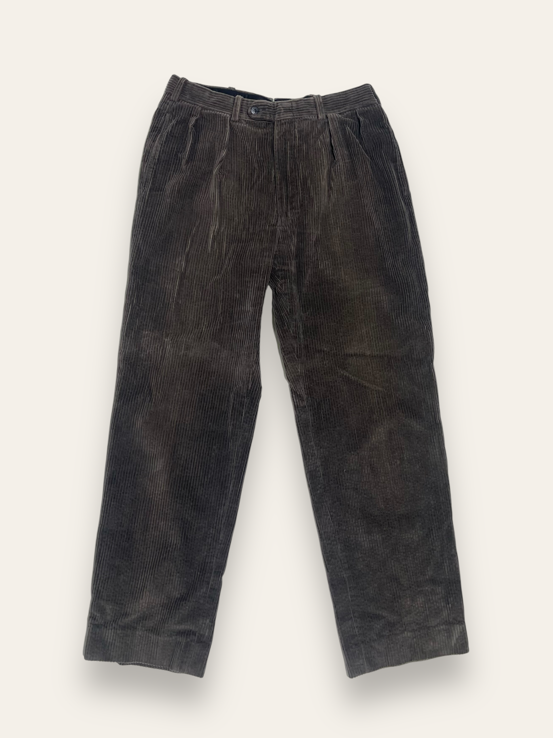 Vintage 1980's Faded Wide Wale Corduroy Trousers W:33 – Afterlife