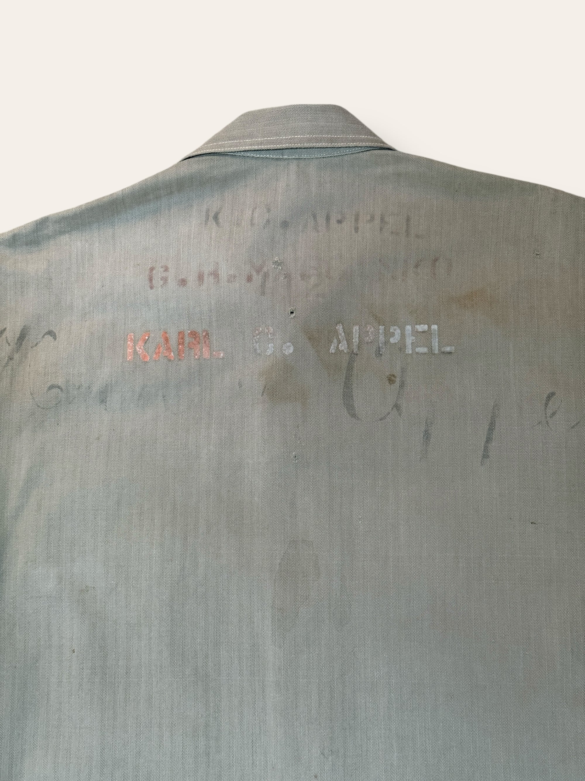 Vintage 1940’s WWII USMC P41 HBT Twill Stencil Utility Jacket