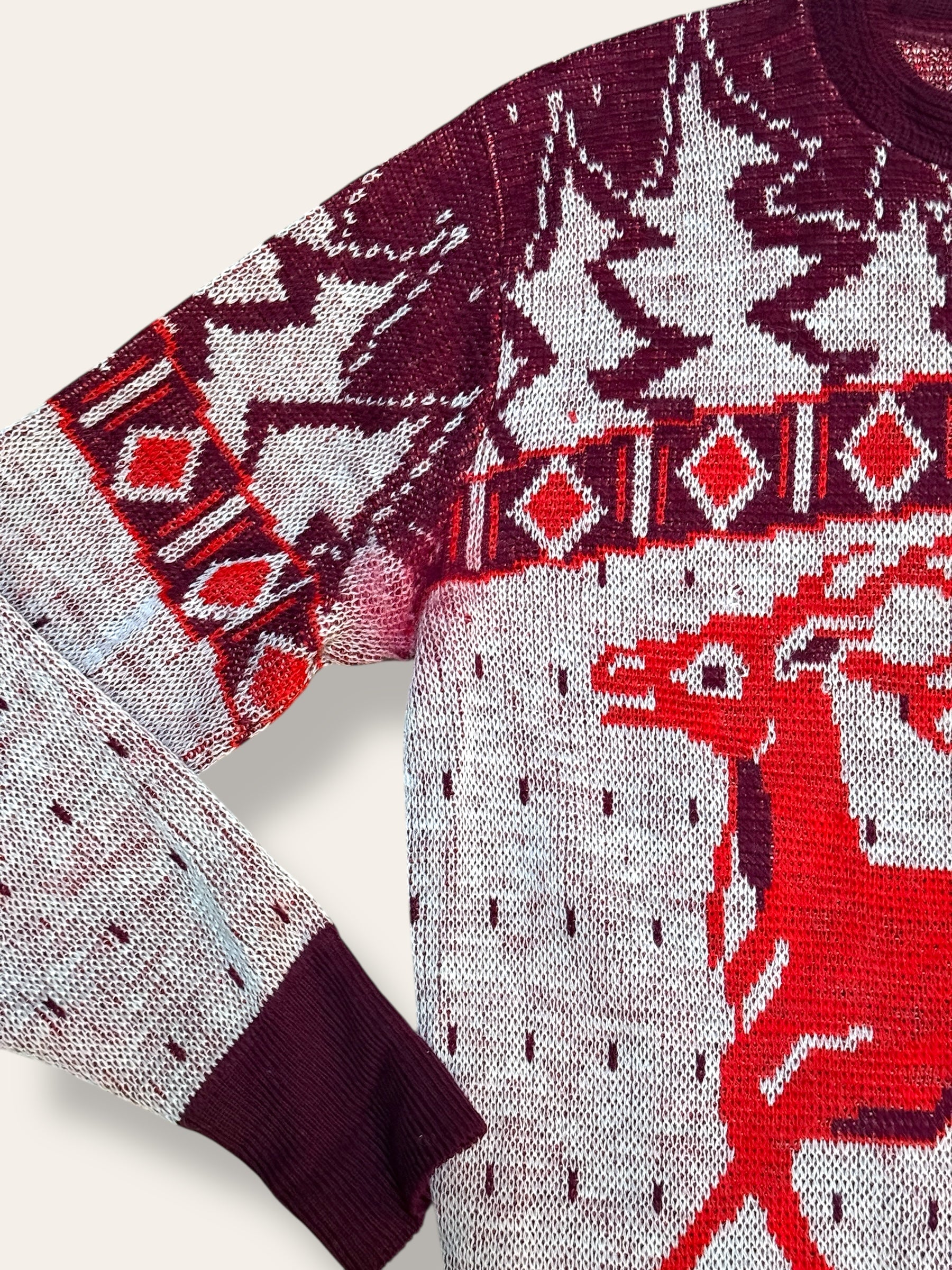 Vintage 1940’s Jim Penney Wool Novelty Sweater