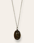 Vintage 1955 Lady of Guadalupe Sterling Silver Necklace