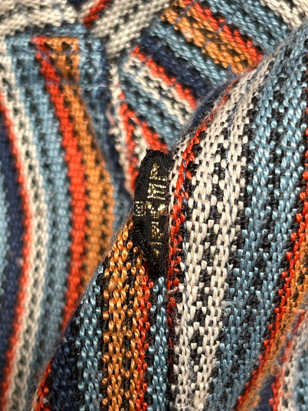 Vintage 1970’s Levi’s Big E Woven Striped Pants | Rare Pattern Size W31