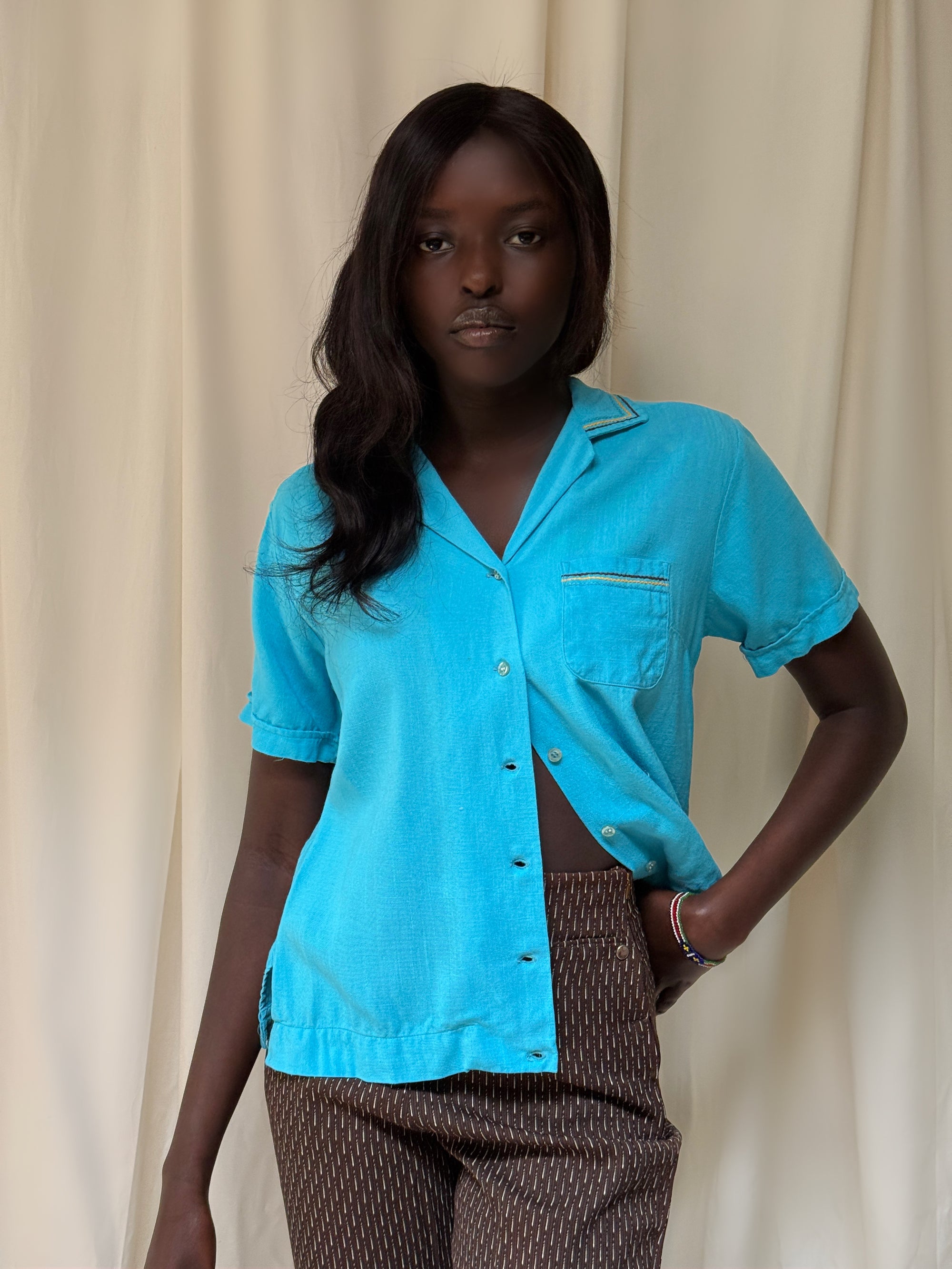 Vintage 1950’s Aero Bowl Rayon Bowling Shirt