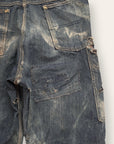 Vintage 1950’s Money Bak Denim Repaired Jeans W:34