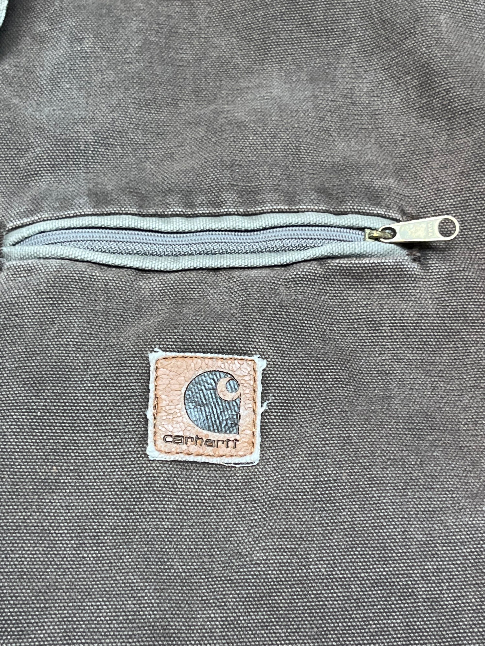 Vintage 2000’s Carhartt Detroit Jacket | Sun Faded Canvas Size L