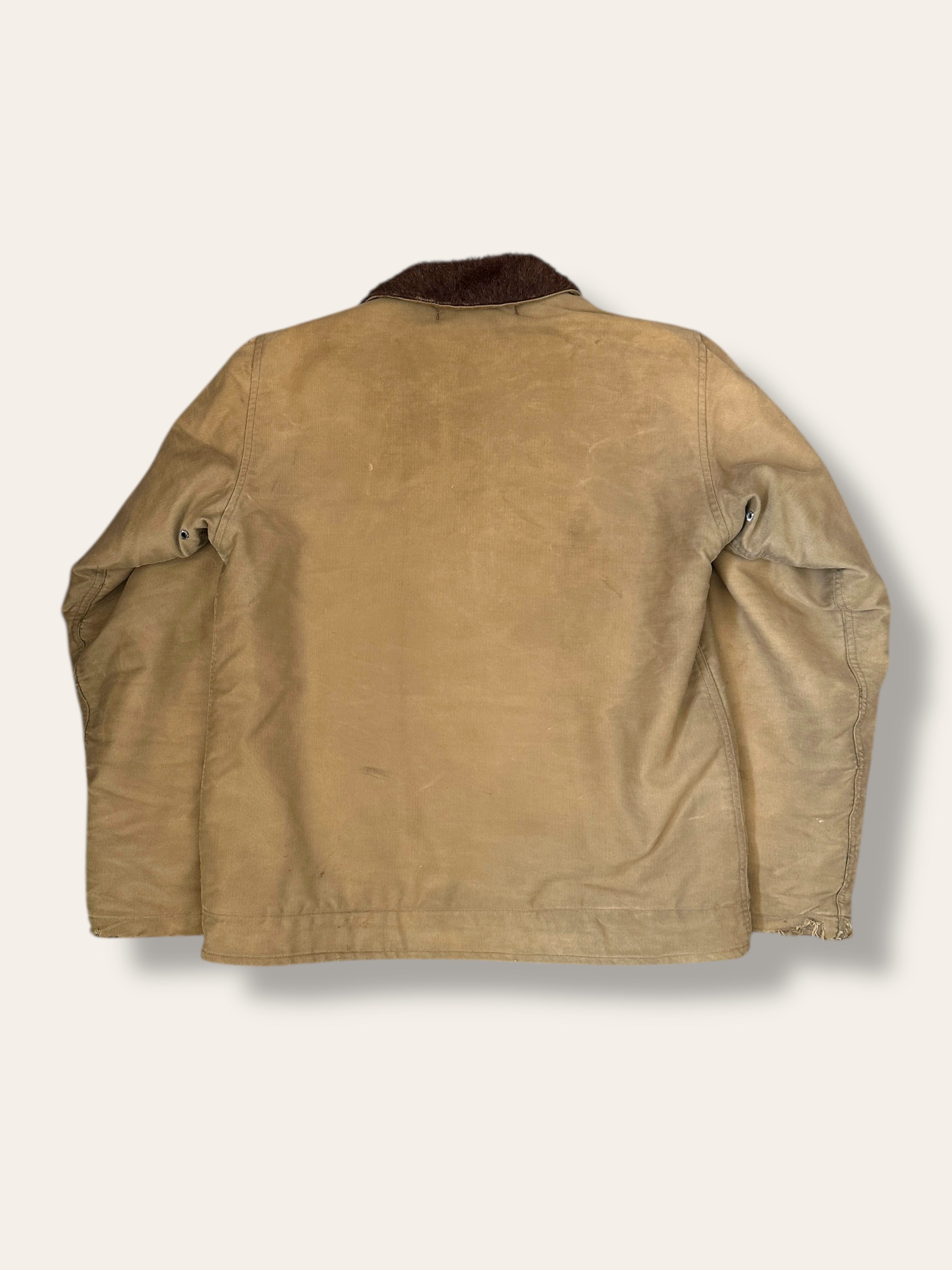 ジャケット・アウター Timeworn Clothing Deck Jacket 40 Vietnam War Vintage US Navy A-2 Deck Jacket Size Medium 38