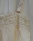 Vintage 1920s Silk & Lace Tank Top | Flapper Era Sleeveless Camisole
