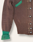 Vintage 1940’s Hilltoppers M.C. Wool Cardigan Sweater