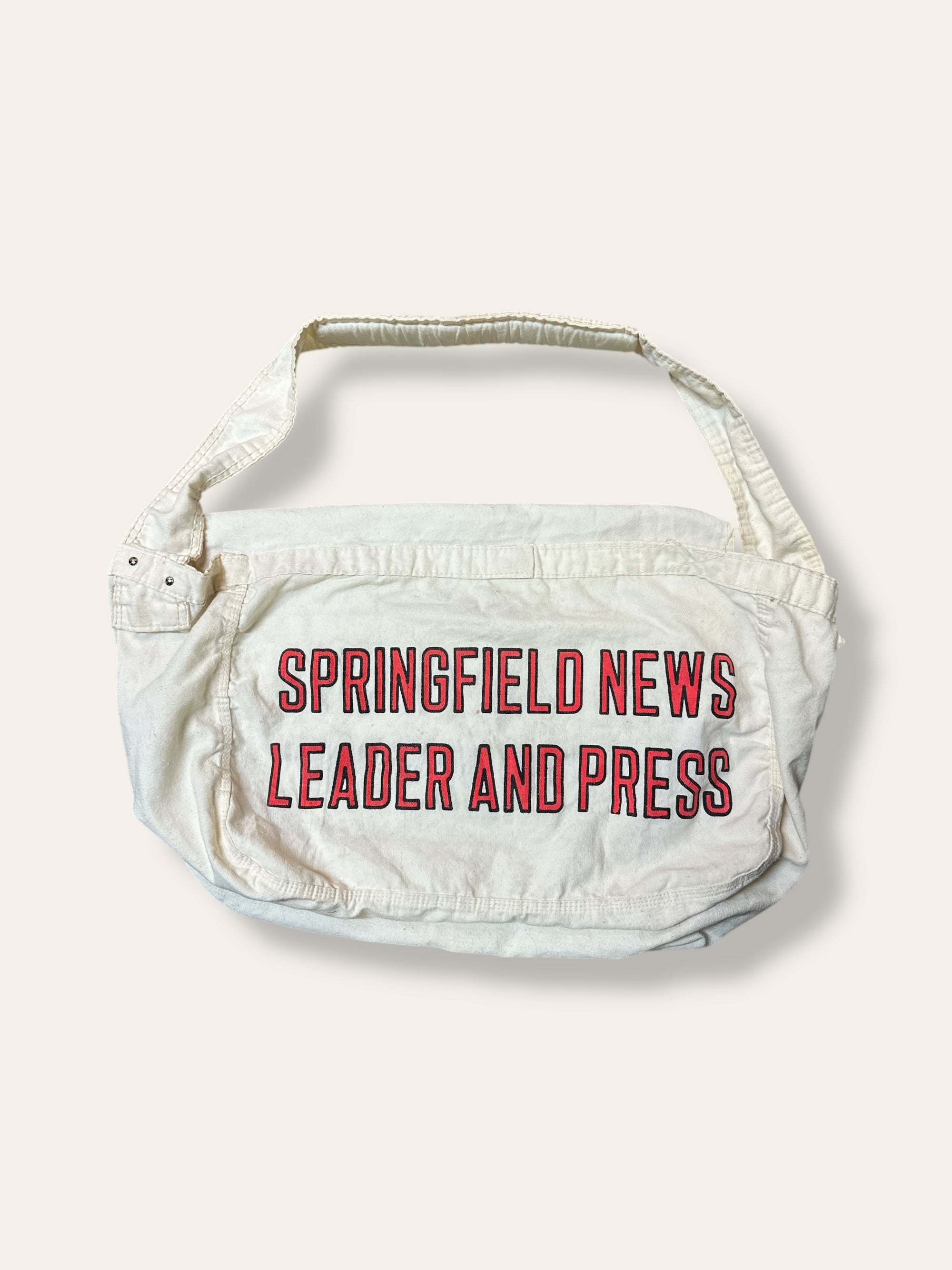 Vintage 1960-70’s Springfield Newspaper Bag