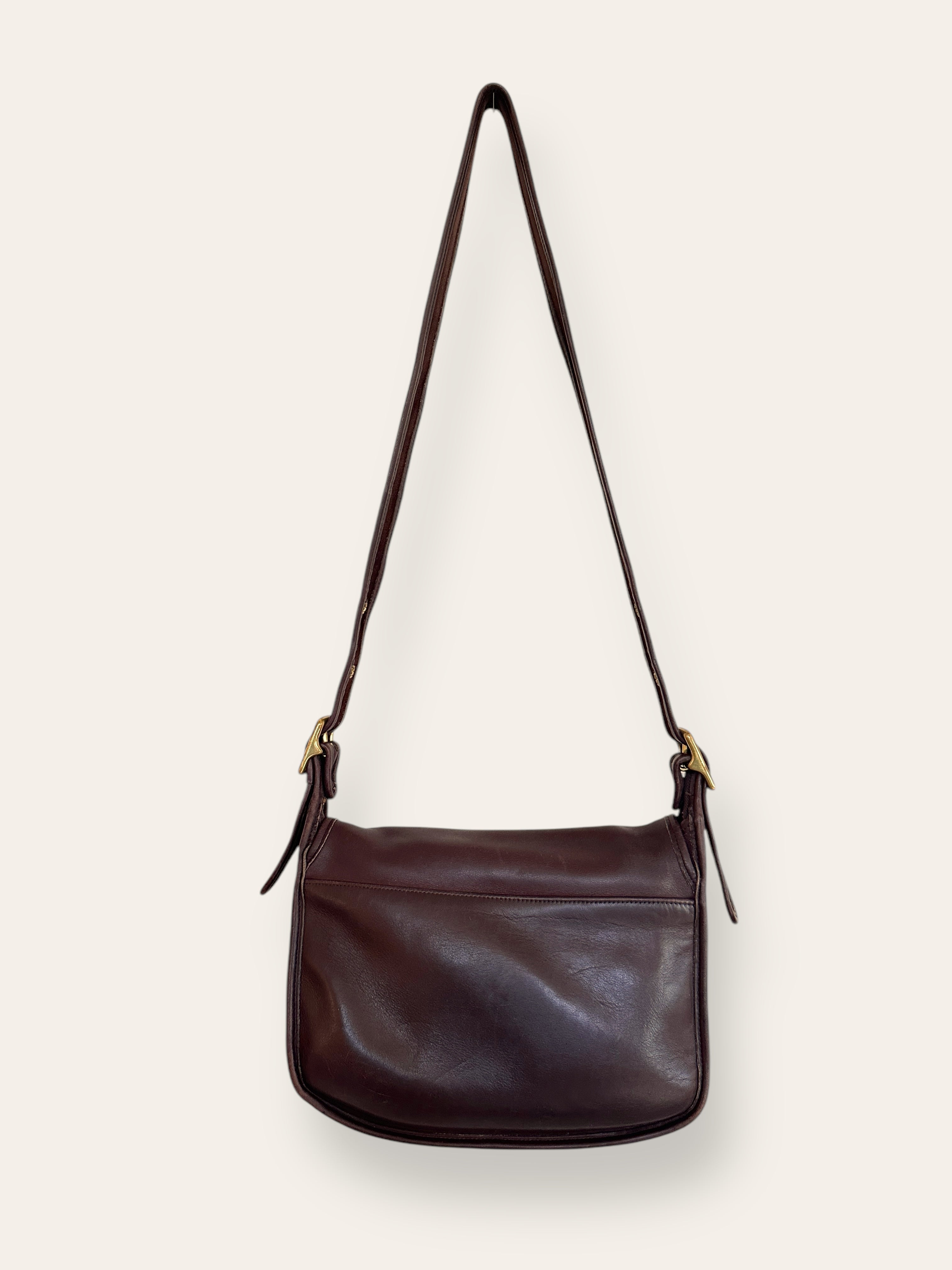 Vintage 1990's Coach 9951 Patricia's Legacy Dark Brown Bag