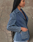 Vintage 1970’s Levi’s Denim Patchwork Blazer Jacket