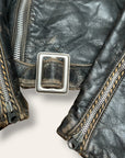 Vintage 1940-50s Hercules 2-Star Steerhide Leather Biker Jacket
