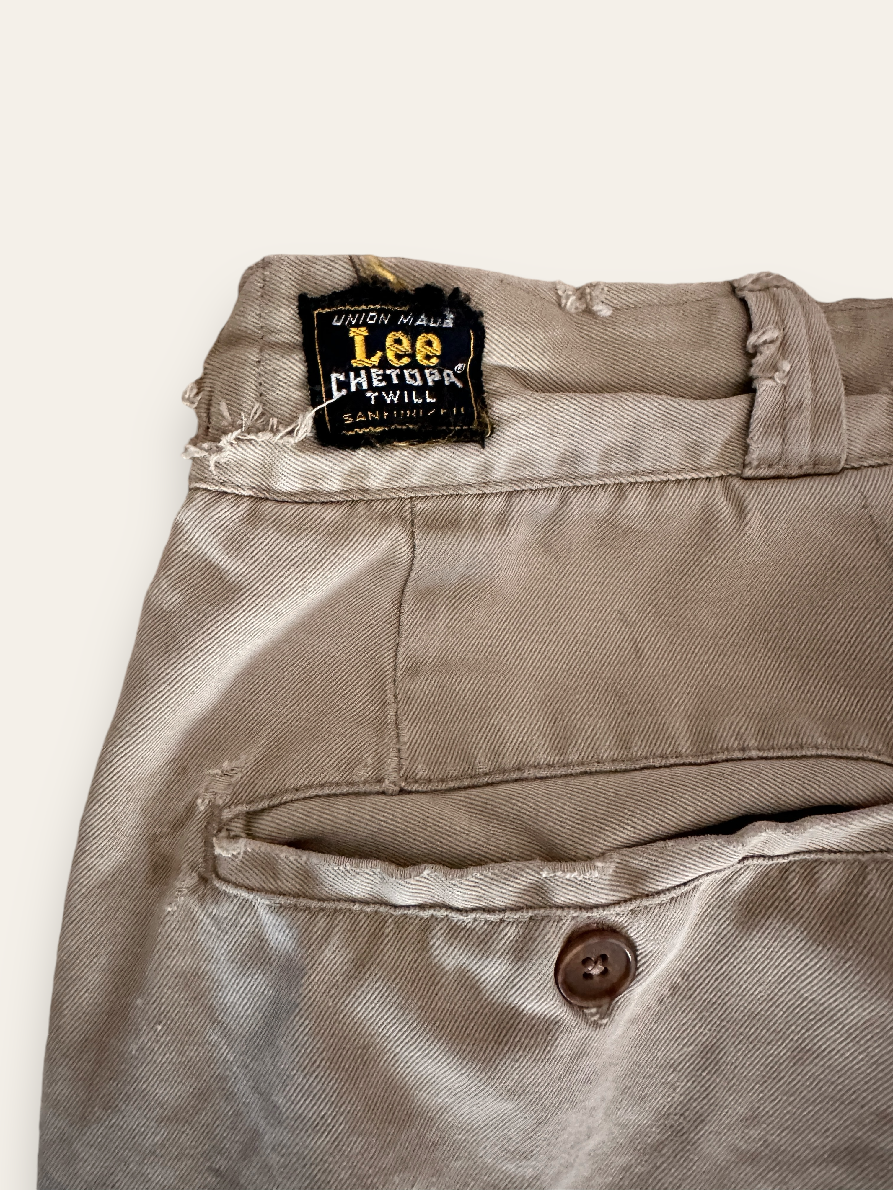 Vintage 1960's Lee Chetopa Twill Trousers W:31 – Afterlife Boutique