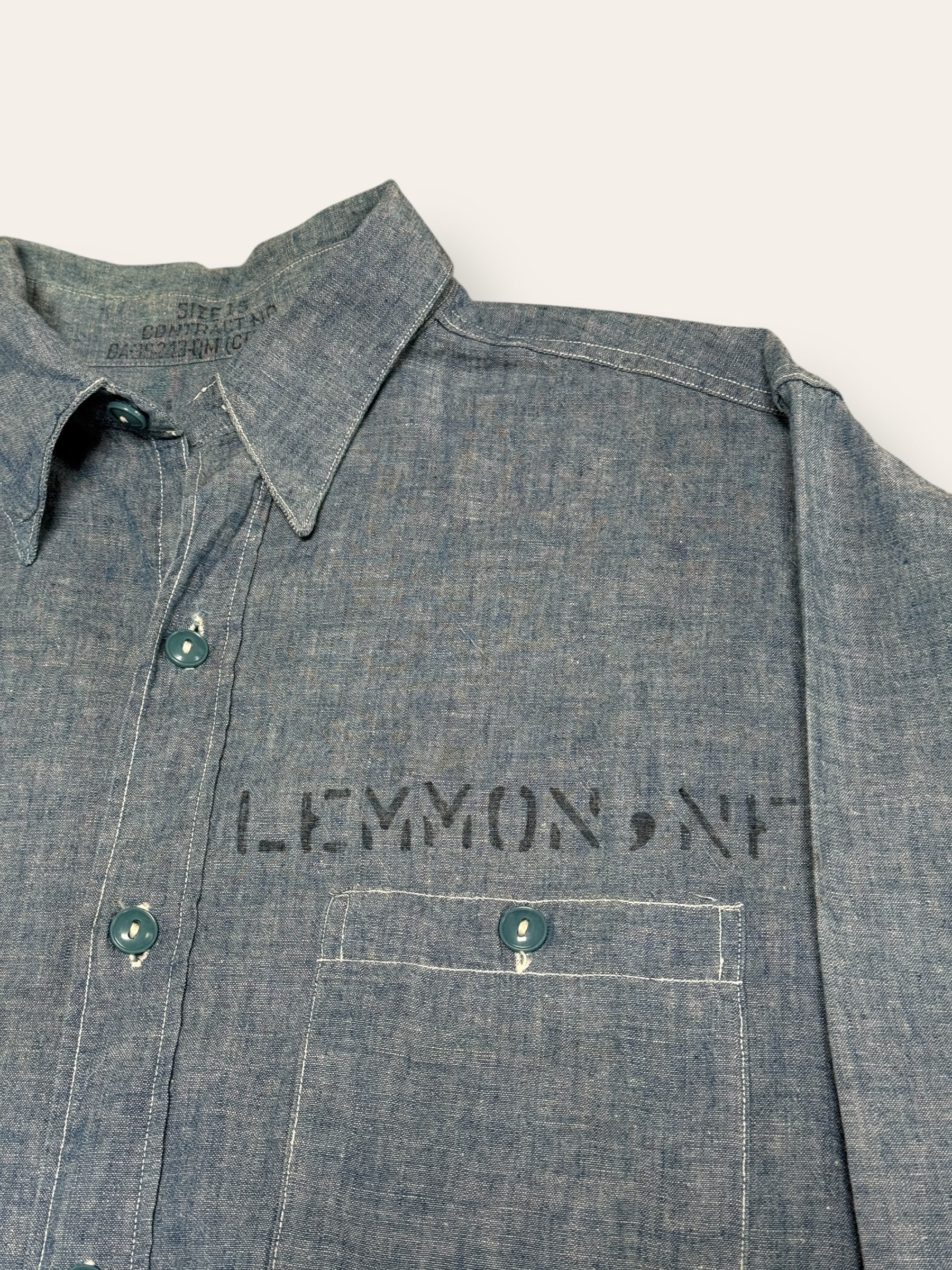 Vintage 1940’s US Navy Chambray Shirt