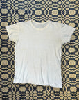 Vintage 1940’s J.C. Penney Cotton T-Shirt | Heritage Blank Antique White Shirt