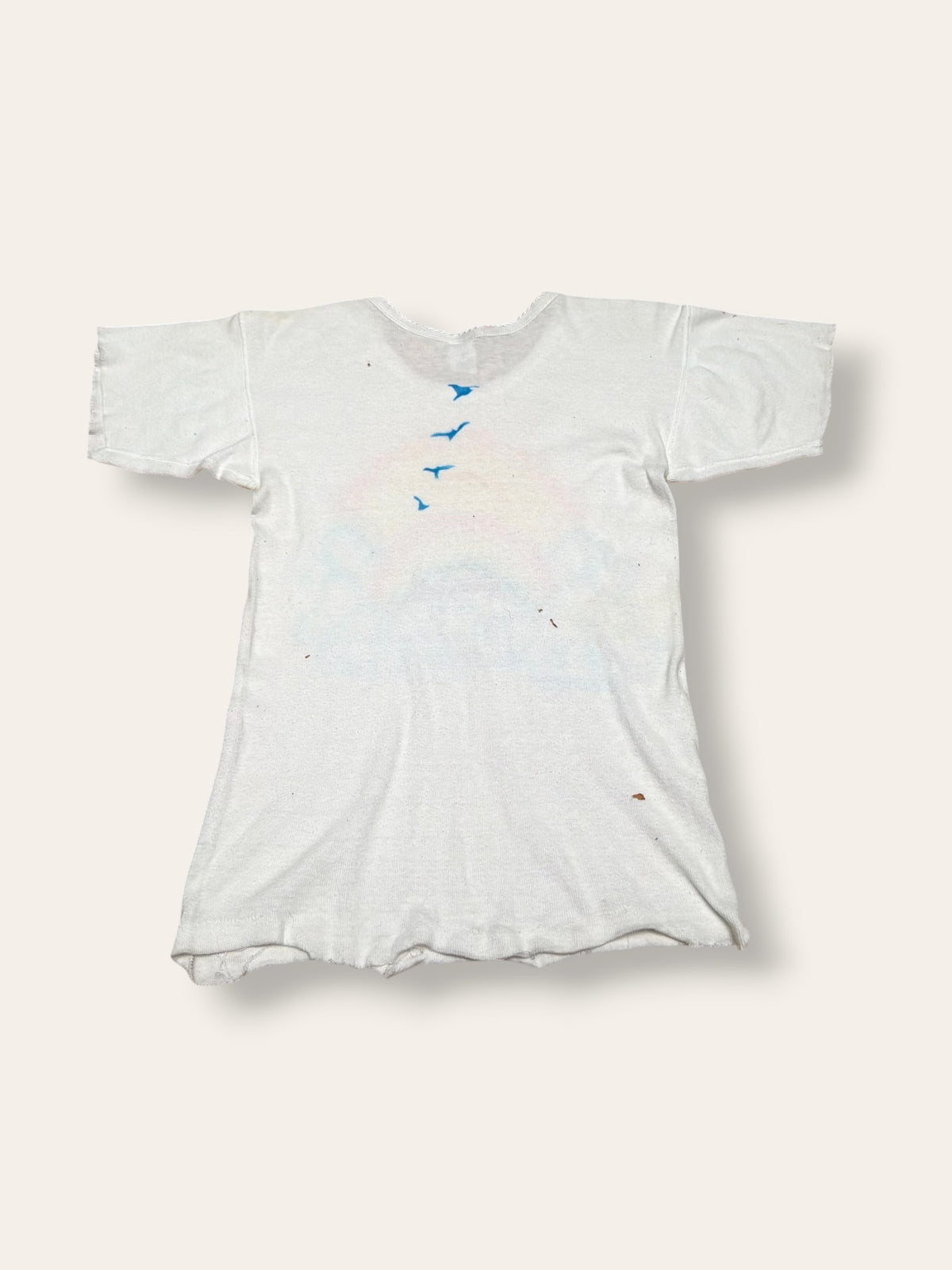 Vintage 1970s Airbrush T-Shirt | Handmade Folk Art Tee