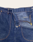 Vintage 1940’s Strong and Reliable Side Zip Ranch Denim  W:25