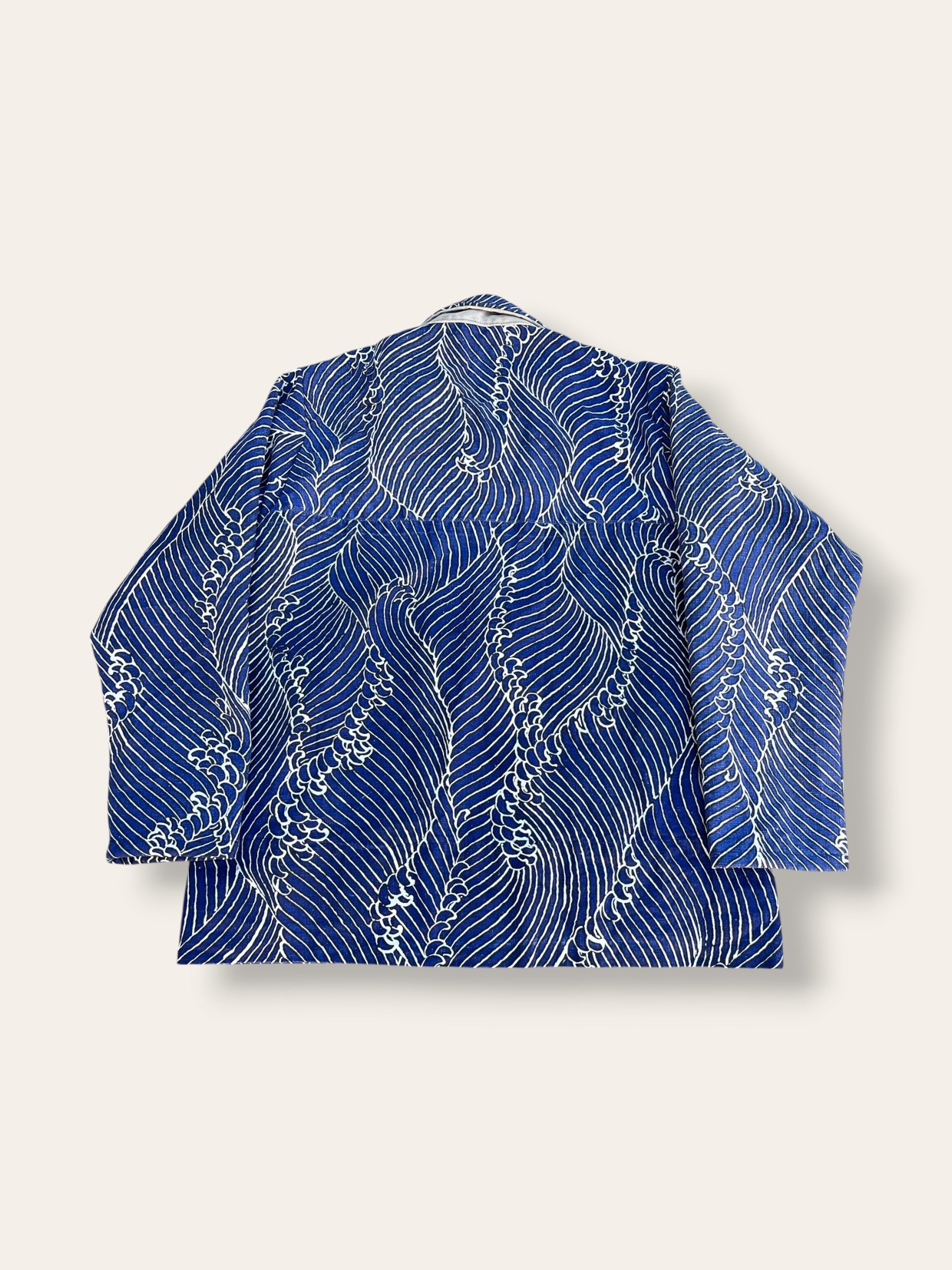 ALC Indigo Vat Dyed Waves Jacket