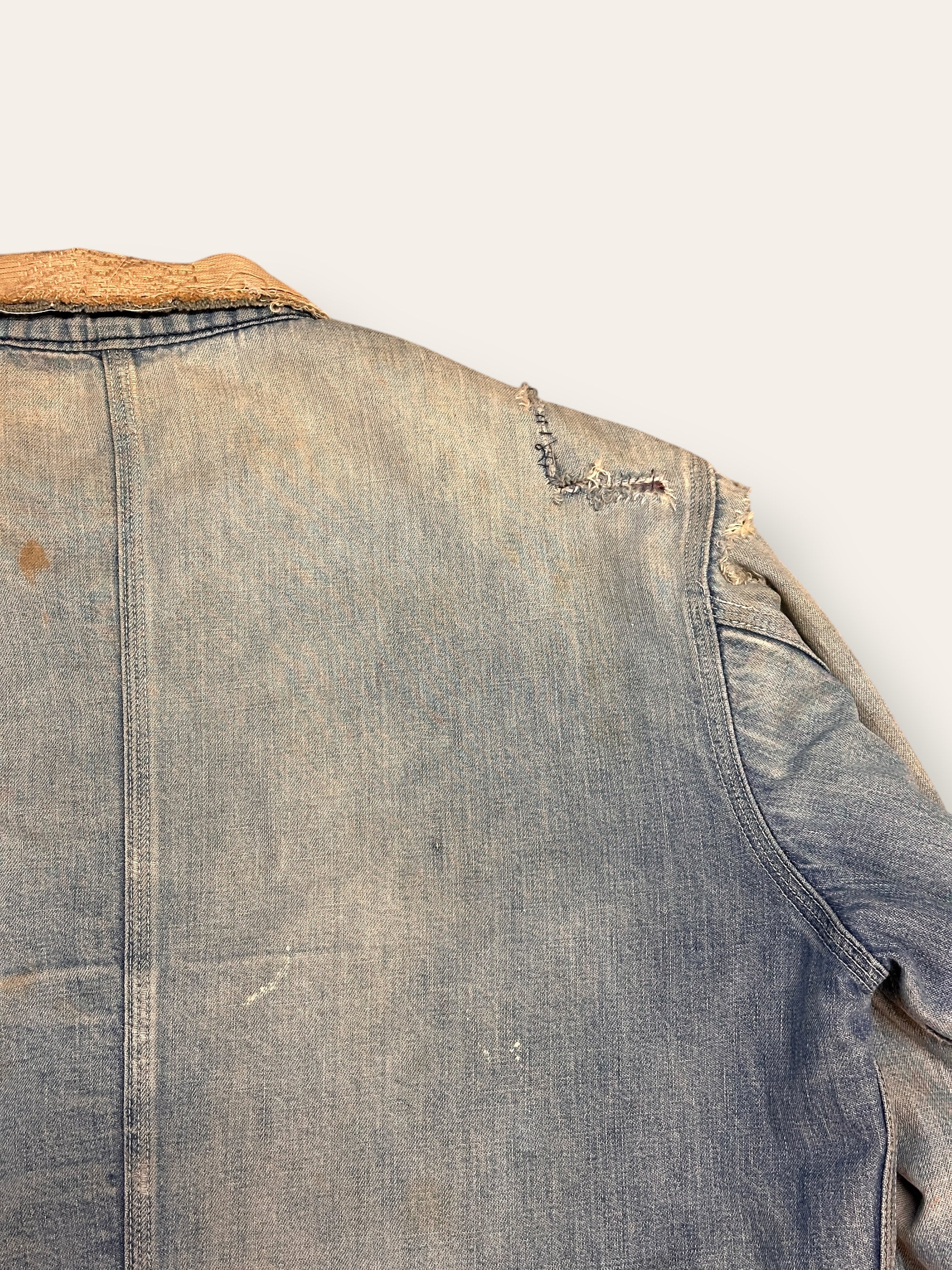 Vintage 1960’s LEE Thrashed Denim Chore Jacket