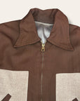 Vintage 1950’s Rayon Gabardine Two Tone Jacket 42