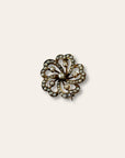 Vintage 1800’s Seed Pearl 10k Gold Pin