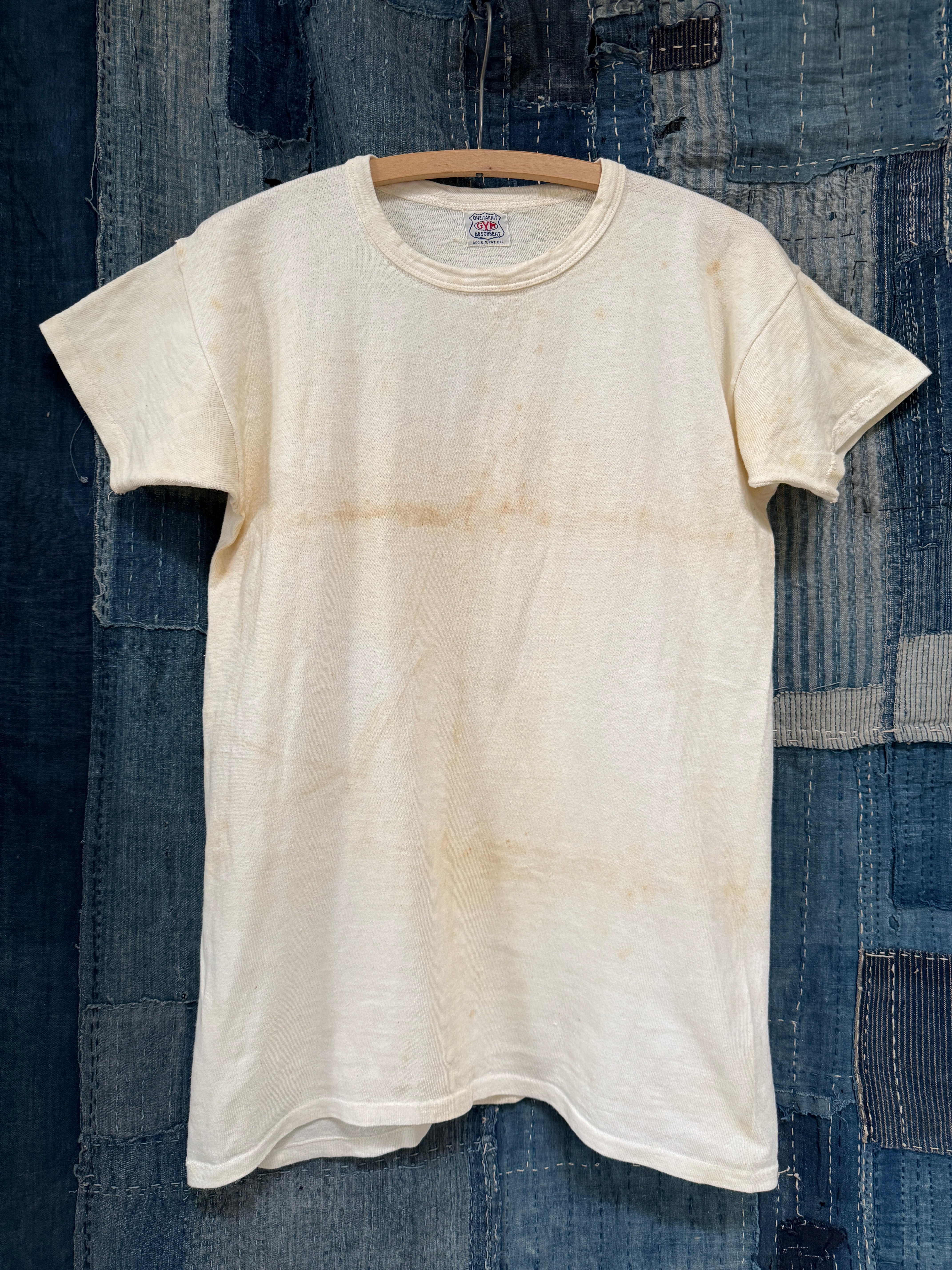 Vintage 1940-50's Oneitaknit Cotton T-Shirt | Heritage Blank