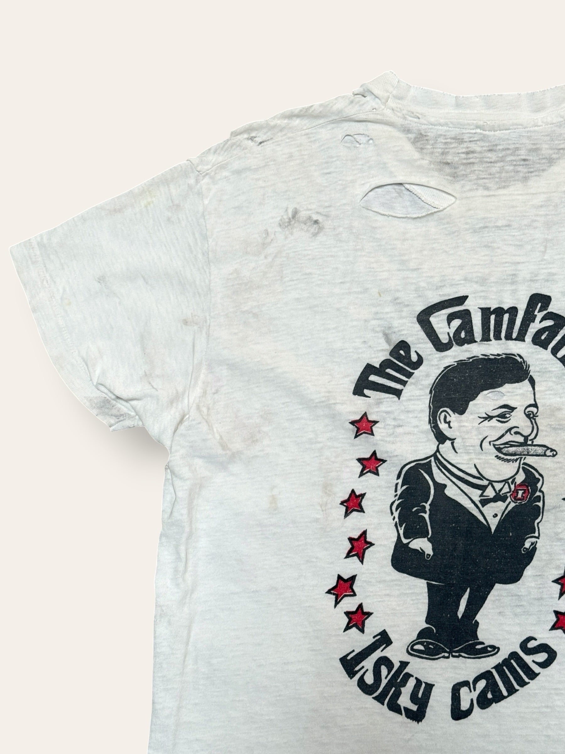 Vintage 1970 Iskenderian Cams Bonneville Racing T-Shirt | Distressed 1975 27th Annual SCTA Tee